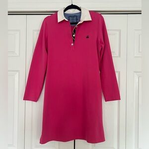 Brooks Brothers Pink Long Sleeve Polo Dress